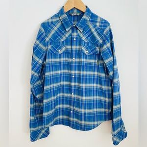 Stio kids eddy long sleeve shirt.  Size 14.